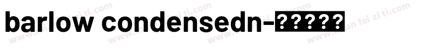 barlow condensedn字体转换